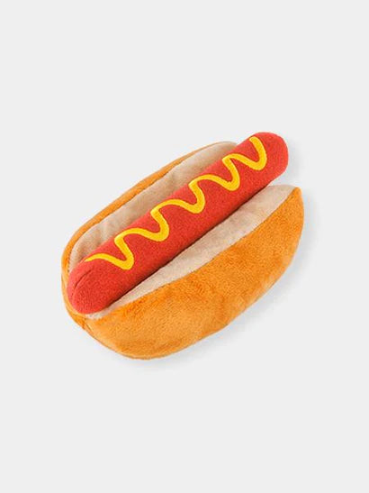 jouet hot dog chien Pet PLAY peluche fouille