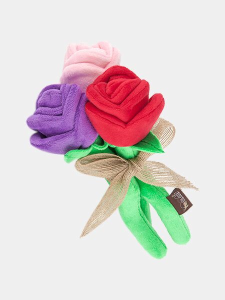Jouet en peluche pour chien Puppy Love Bouquet de fleurs écologique et ludique