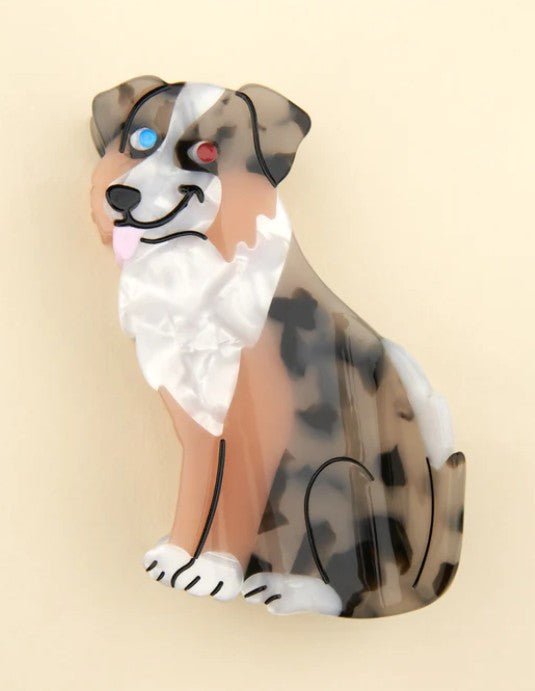 Pince à cheveux Berger Australien – L’accessoire vif & élégant - COUCOU SUZETTE - DOG DéliCAT
