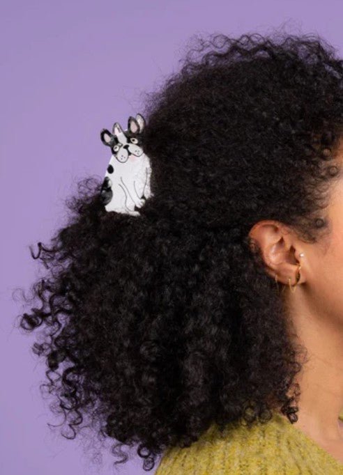 Pince à cheveux Bouledogue – L’accessoire parisien iconique - COUCOU SUZETTE - DOG DéliCAT