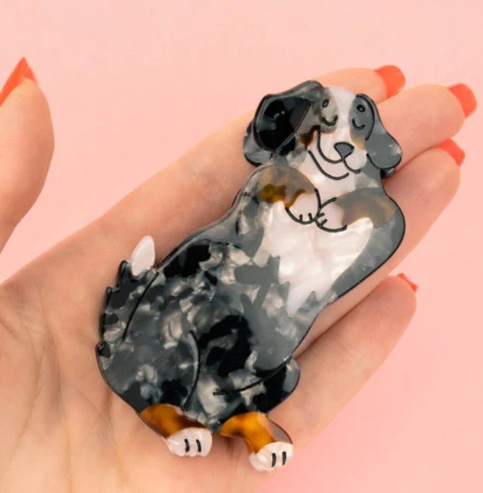 Pince à cheveux Bouvier Bernois – L’accessoire iconique - COUCOU SUZETTE - DOG DéliCAT