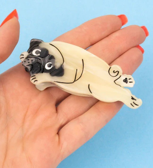 Pince à cheveux Carlin – L’accessoire tendre & craquant - COUCOU SUZETTE - DOG DéliCAT