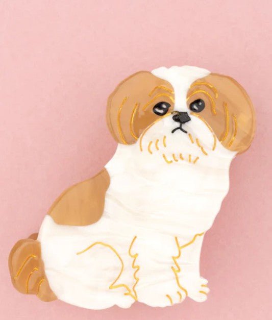 Pince à cheveux Shih Tzu – L’accessoire tendre & délicat - COUCOU SUZETTE - DOG DéliCAT