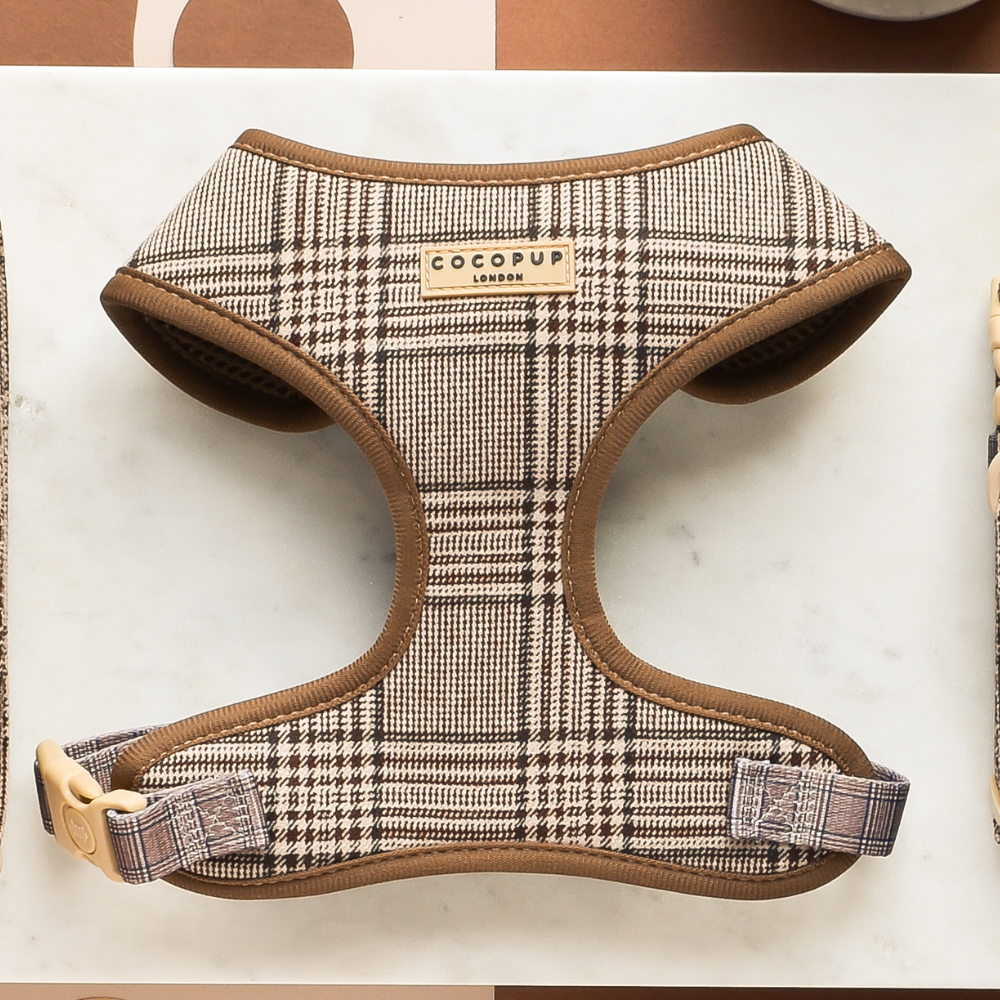 Harnais en H Pup Plaid Cocopup ajustable pour chien