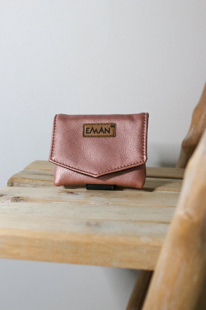 Pochette à Friandises Baigneuse Rose - Simili cuir - EMAN La Griffe Basque - DOG DéliCAT