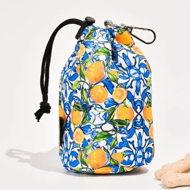 Pochette à friandises pour chien Amalfi Lemon CocoPup London – CocoPup London – DOG DéliCAT  