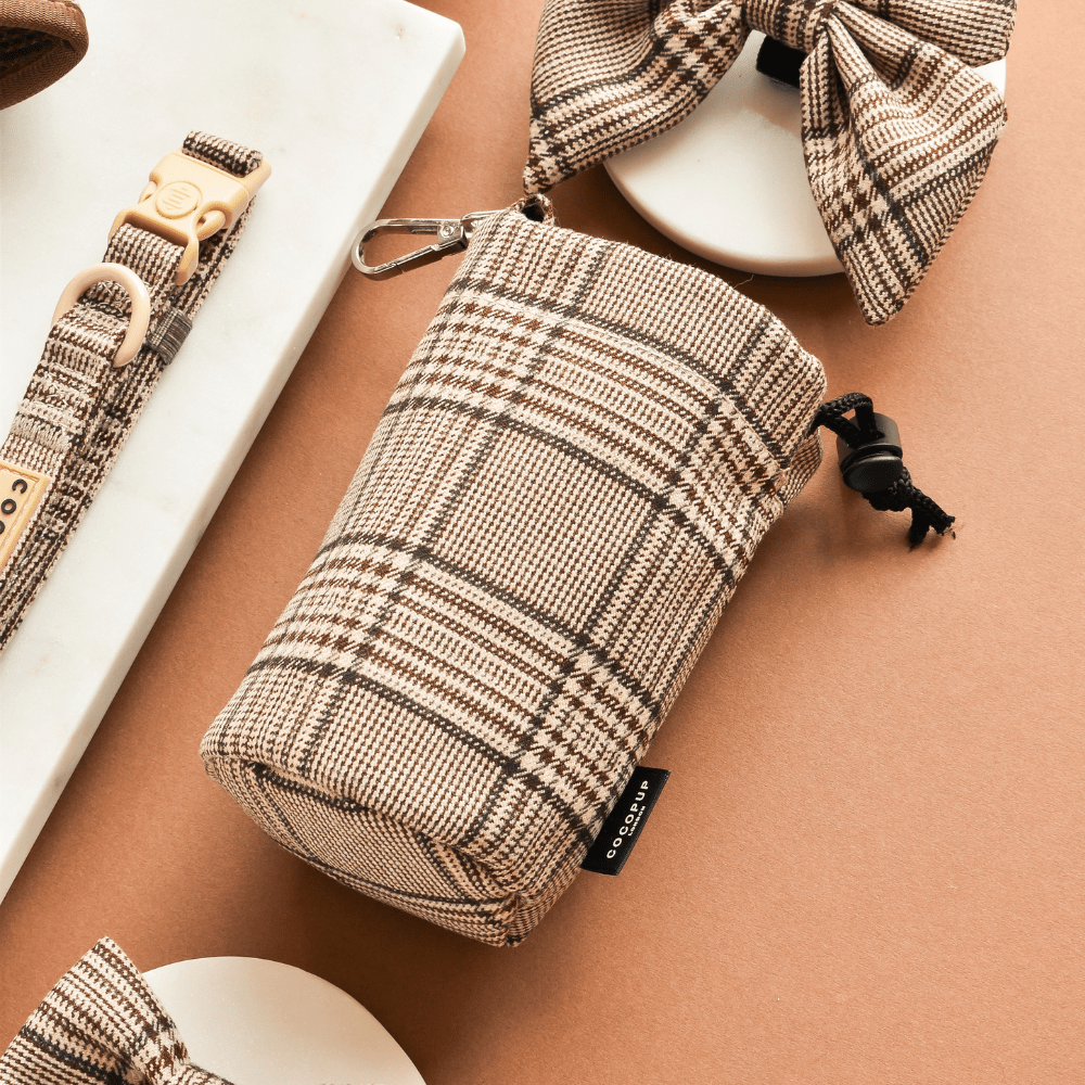 Pochette à friandises Pup Plaid – chic & imperméable - COCOPUP LONDON - DOG DéliCAT