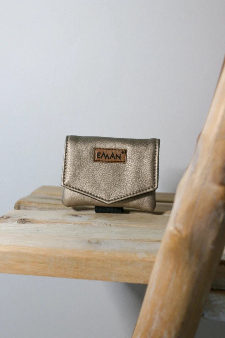 Pochette à Friandises Sable d'Or Taupe - Simili cuir - EMAN La Griffe Basque - DOG DéliCAT