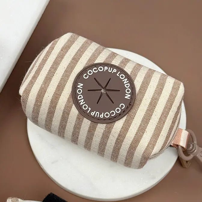 Pochette de sacs d'hygiène pour chien London Linen – CocoPup London – DOG DéliCAT