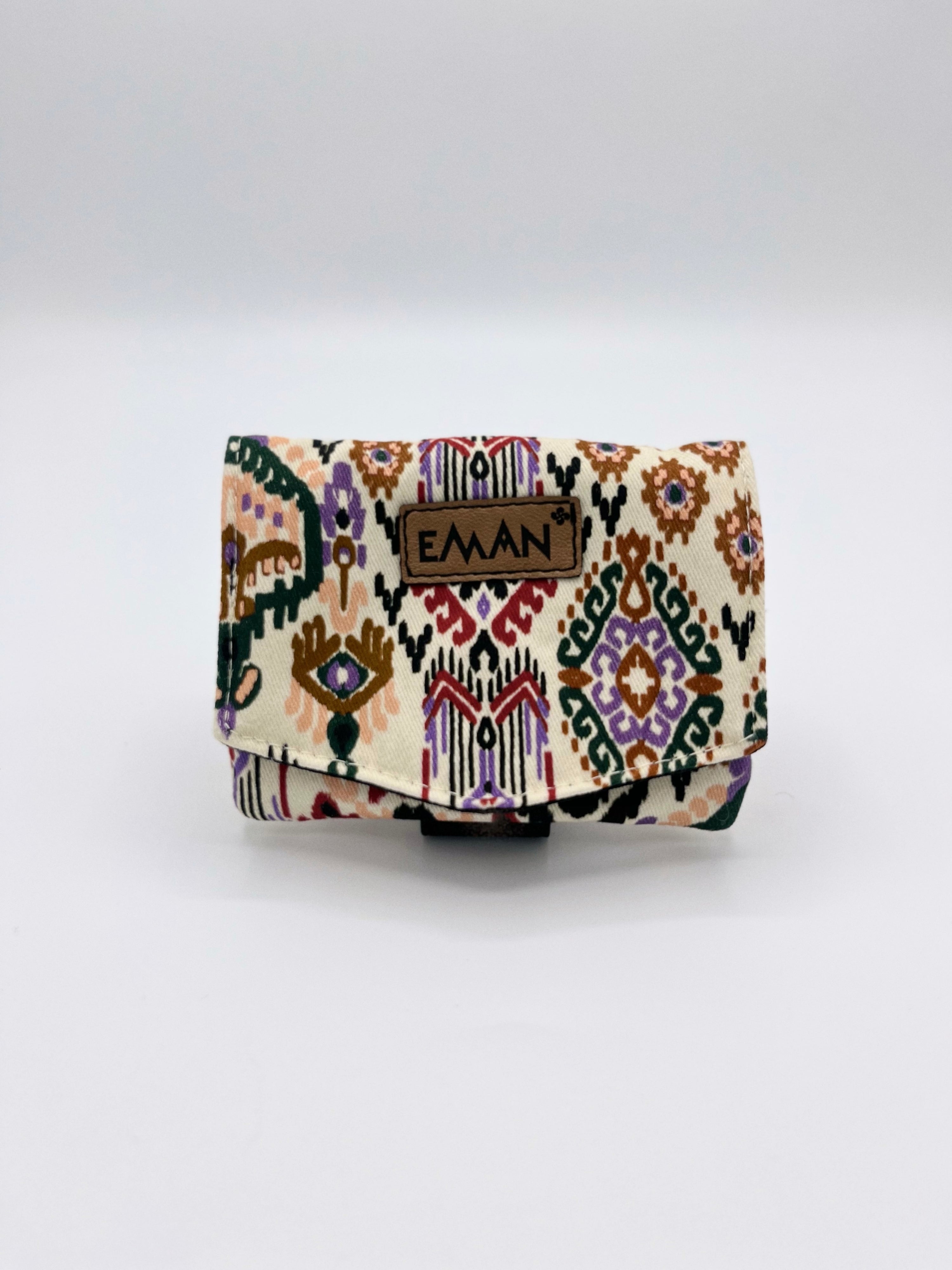 Pochette à Friandises Chiens Modèle Batik Sable Eman La Griffe Basque