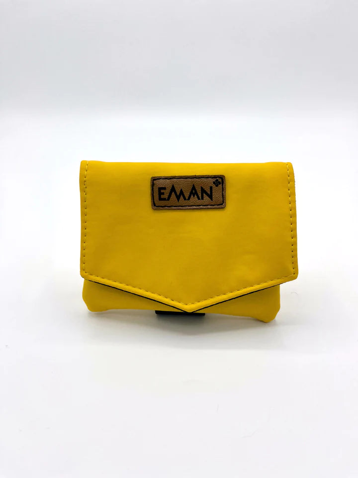 Pochette à Friandises Chiens - Modèle Ciré Jaune