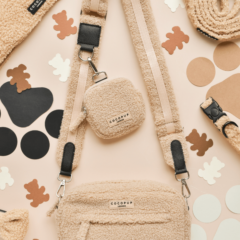 Pochette friandises chien Teddy Rupert – chic & pratique - COCOPUP LONDON - DOG DéliCAT