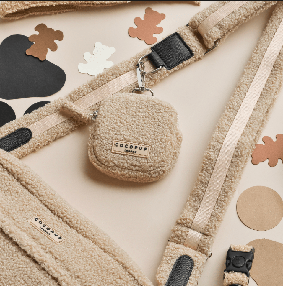 Pochette friandises chien Teddy Rupert – chic & pratique - COCOPUP LONDON - DOG DéliCAT