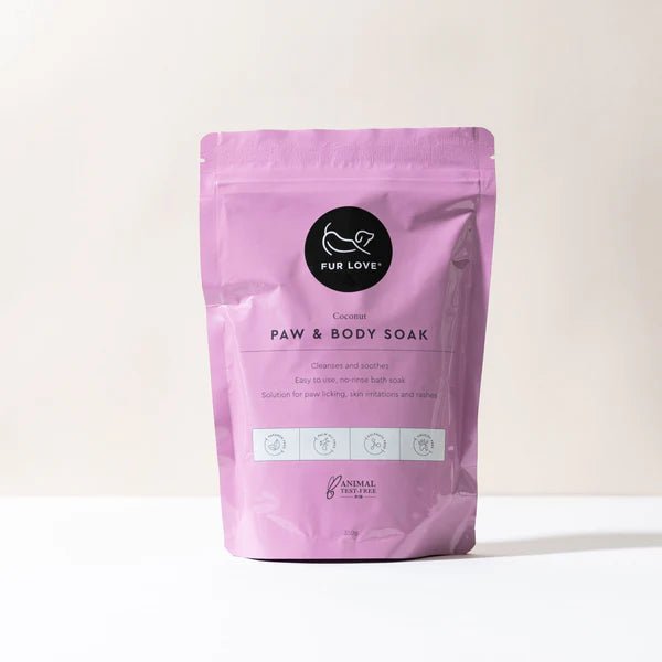 Poudre de Bain Apaisante pour Chien - Spécial Pattes Irritées & Démangeaisons - FUR LOVE - DOG DéliCAT