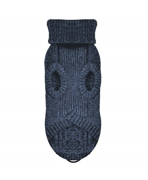 Pull torsadé Bleu Marine IRVIN