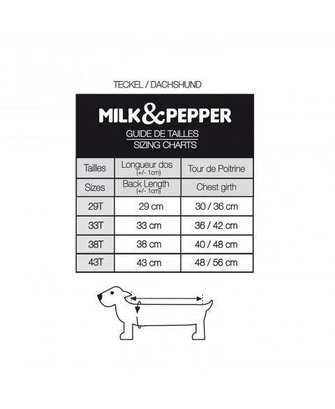 Pull pour chien Montgomery Milk & Pepper – Milk & Pepper – DOG DéliCAT