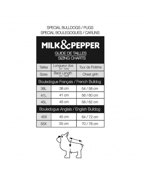 Pull pour chien Montgomery Milk & Pepper – Milk & Pepper – DOG DéliCAT