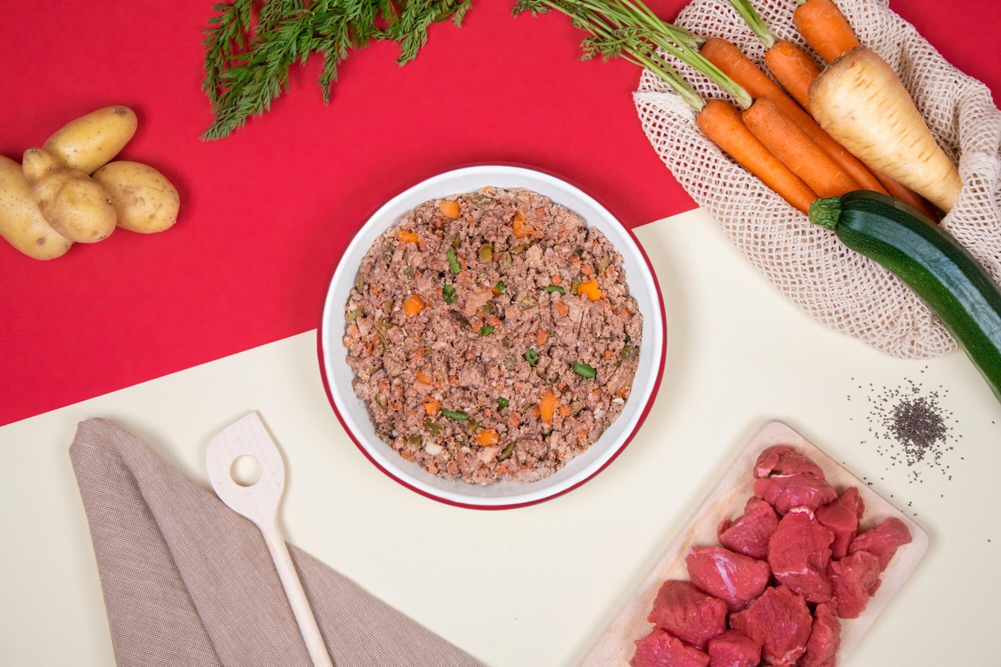 Recette Fraîche au Bœuf pour Chiens Exigeants - DOG CHEF - DOG CHEF - DOG DéliCAT