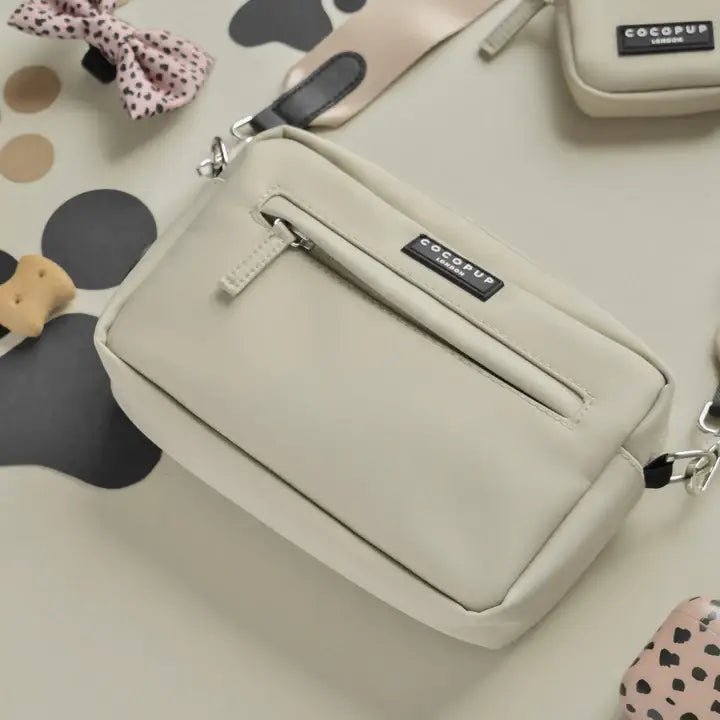 Sac de promenade chien Caramel Latte – chic & fonctionnel - COCOPUP LONDON - DOG DéliCAT
