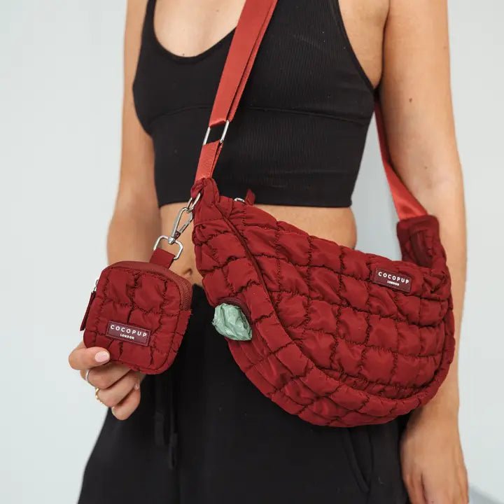 Sac de promenade pour chien chic et mains libres - Crescent - COCOPUP LONDON - DOG DéliCAT