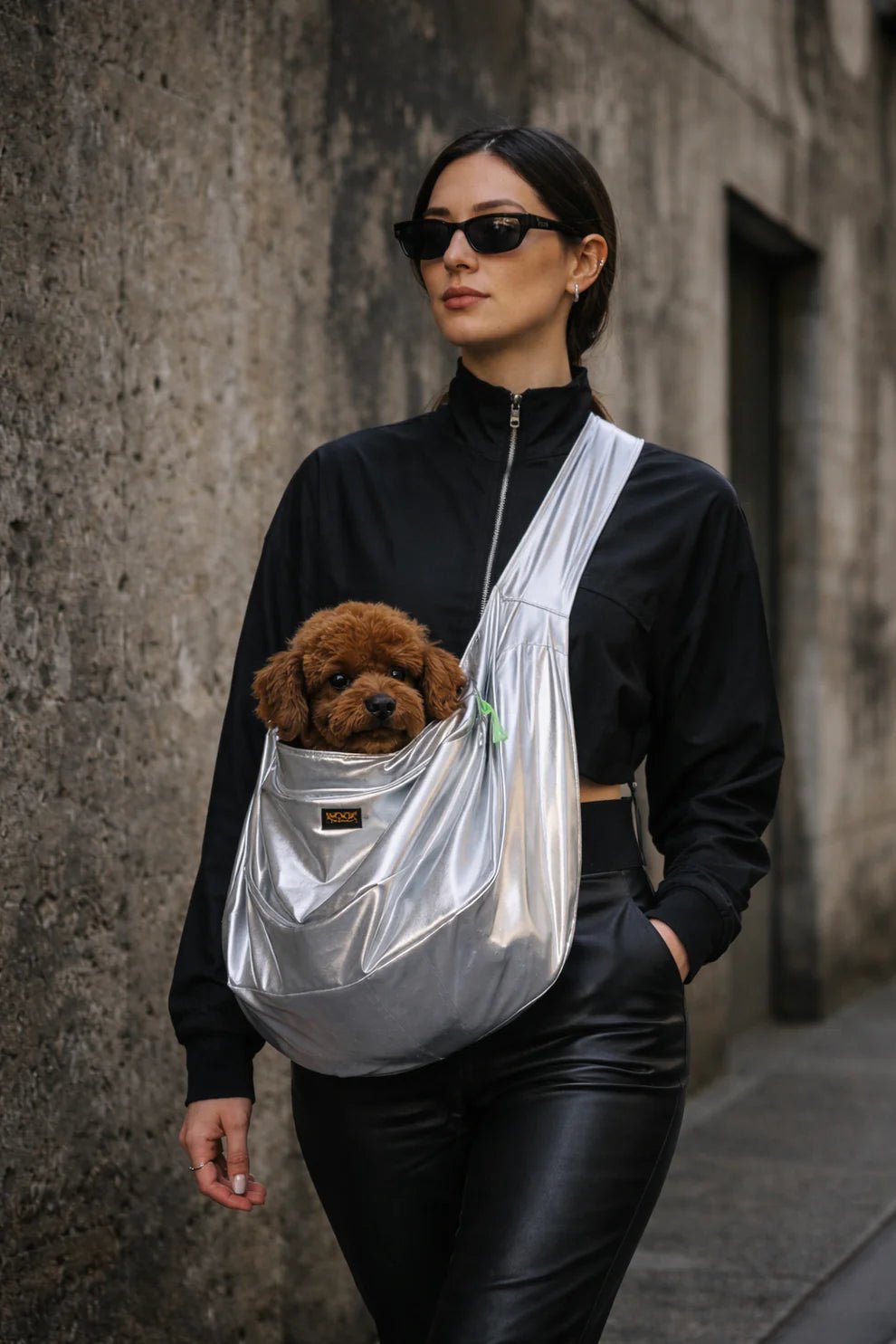 Sac de transport bandoulière pour chien Le Loop MOOF – MOOF – DOG DéliCAT