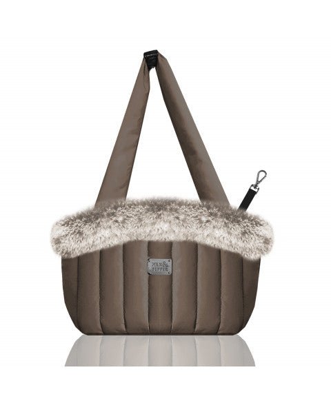 Sac Nanouk matelassé chic – transport petit chien - MILK&PEPPER - DOG DéliCAT