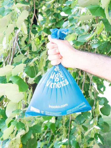 Sacs à Crottes Compostables pour Chien - INOOKO - DOG DéliCAT