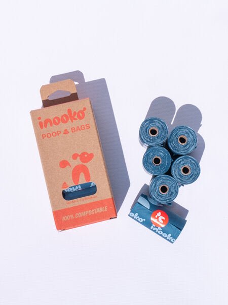 Sacs à Crottes Compostables pour Chien - INOOKO - DOG DéliCAT