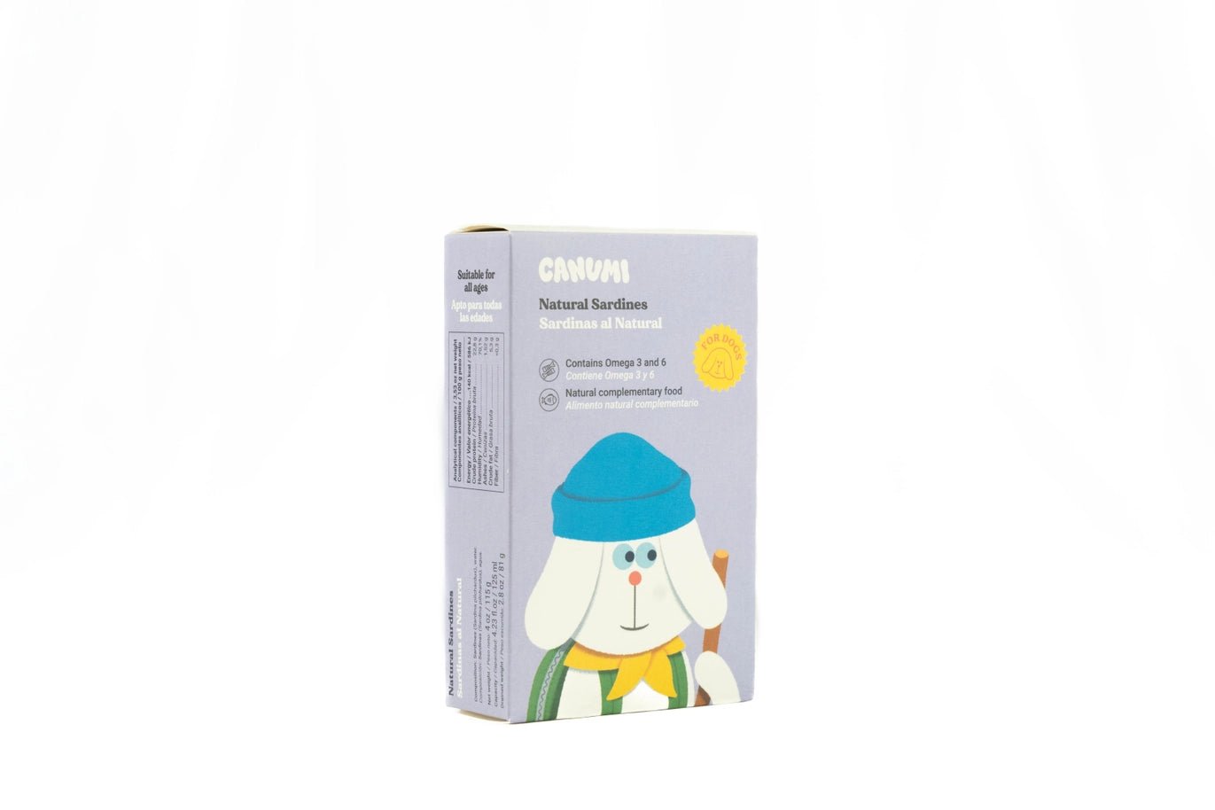 Sardines naturelles pour chiens - CANUMI - DOG DéliCAT