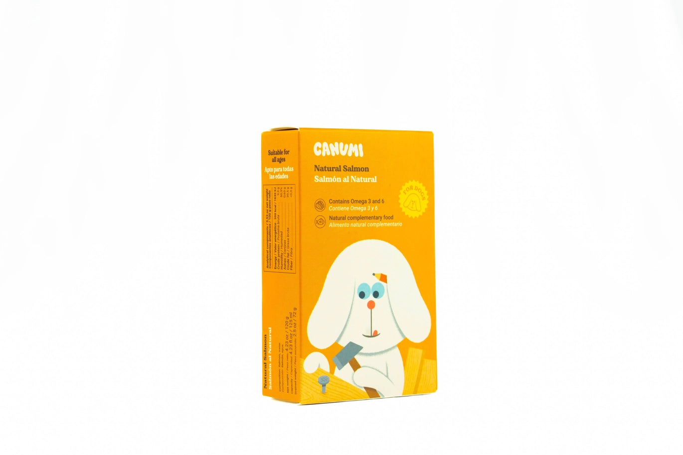 Saumon naturel en conserve pour chiens - Canumi - Nourriture saine et 100% naturelle