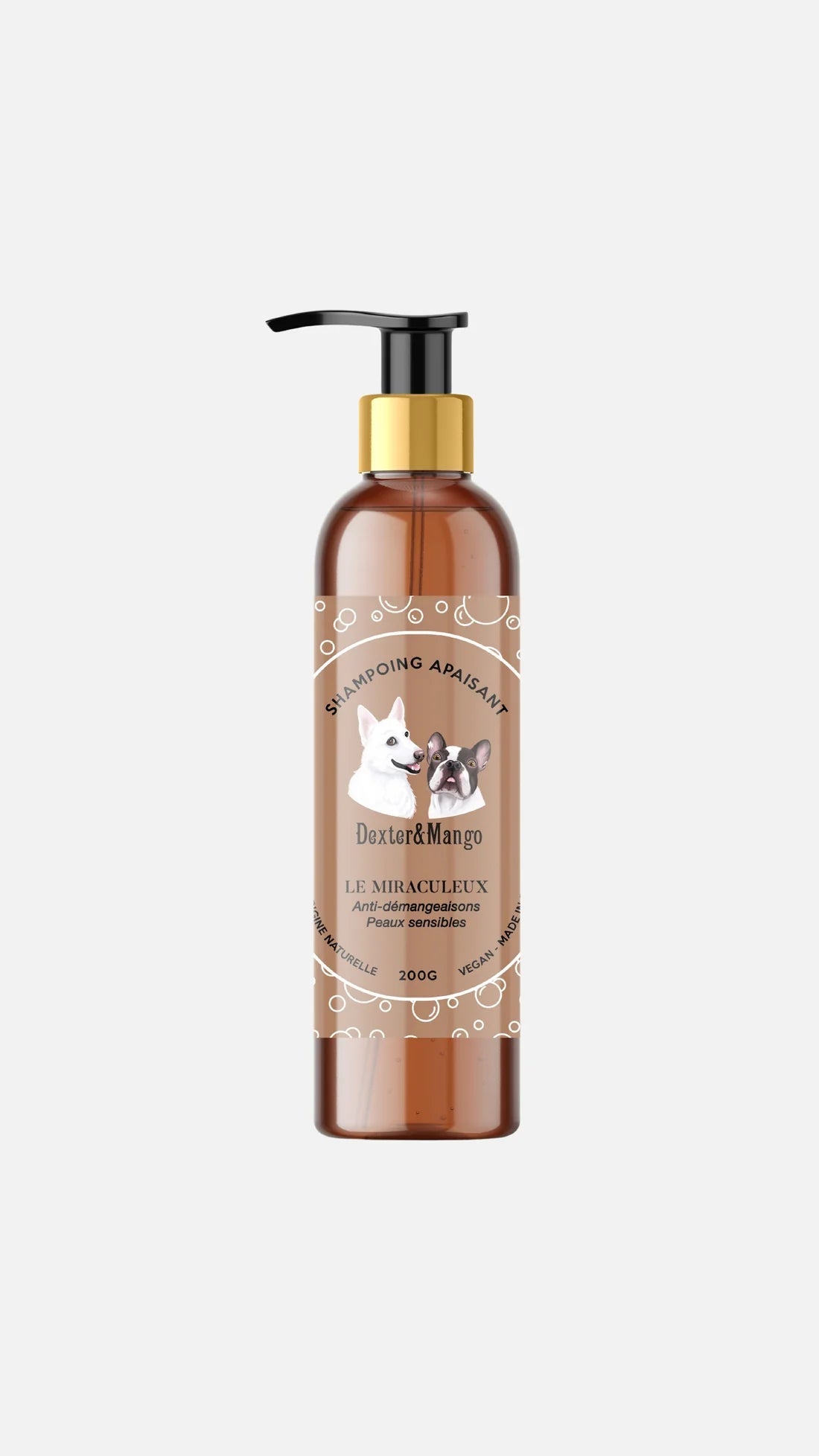 Shampoing Liquide Le Miraculeux - DEXTER & MANGO - DOG DéliCAT