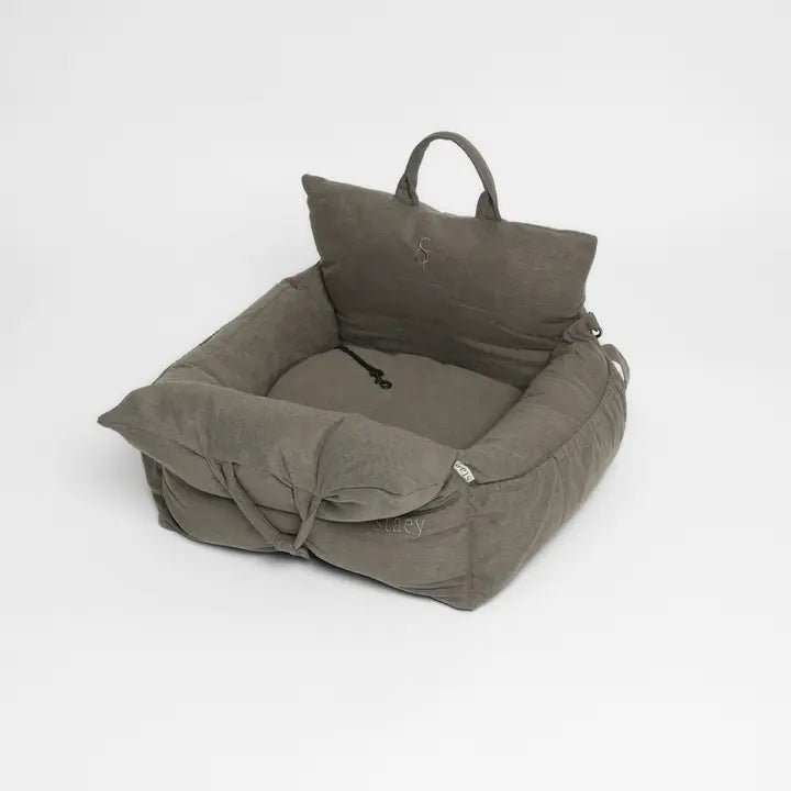 Siège auto pour chien 3-en-1 Lara Taupe 2.0 Staey – Staey – DOG DéliCAT