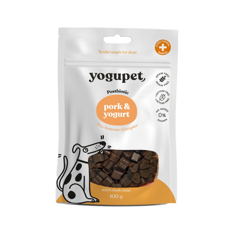 Snack au porc et yaourt pour chien Yogupet - 100g - YOGUPET - DOG DéliCAT