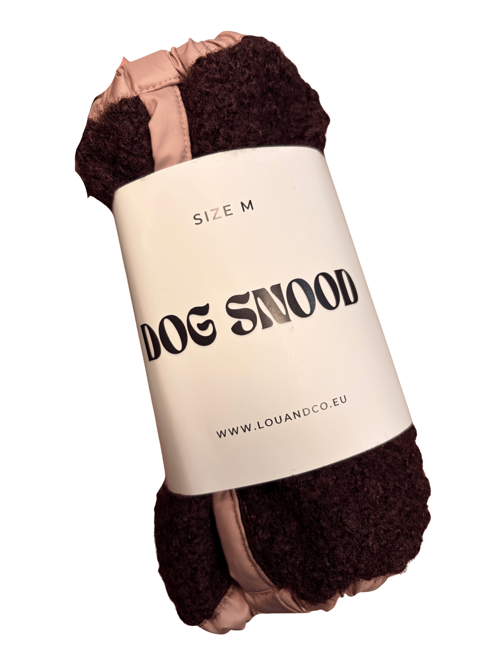 Snood d’hiver bordeaux & vieux rose – chic et protecteur - Lou and co. - DOG DéliCAT