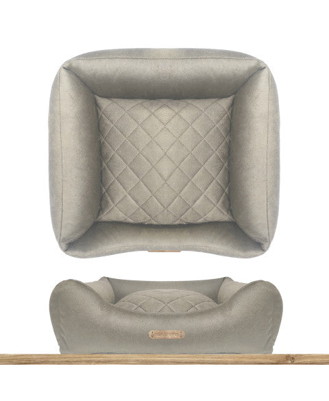 Sofa Copenhague Taupe de Milk & Pepper - Élégance et Confort pour vos Animaux, Dimensions 75x55x20.