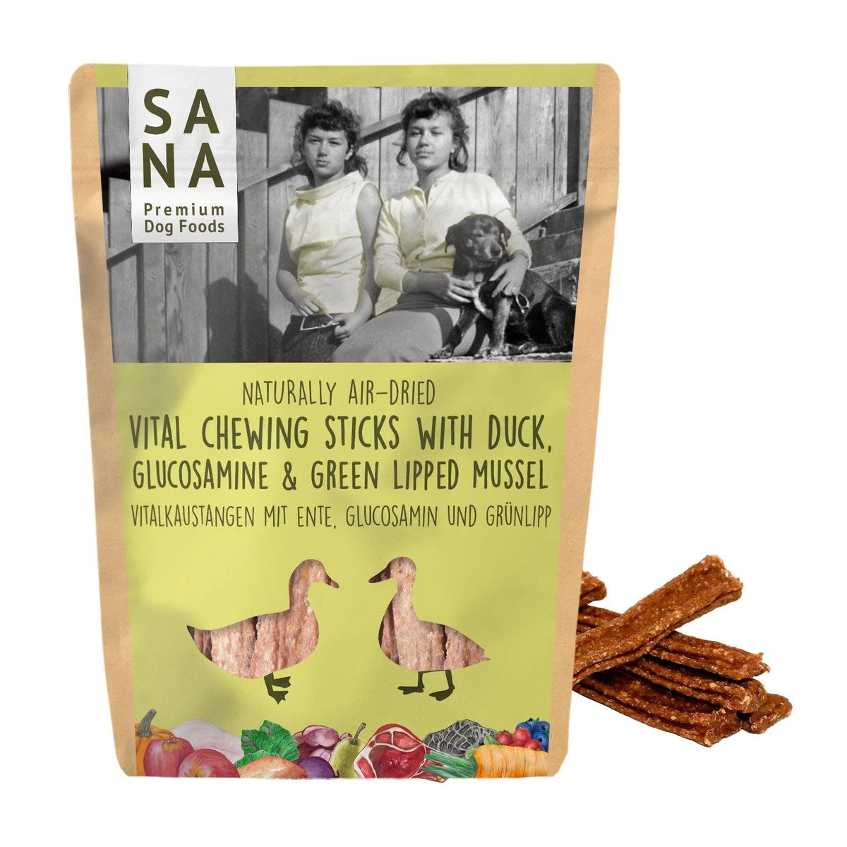Stick dentaire pour chien Vital Canard – SANA – DOG DéliCAT