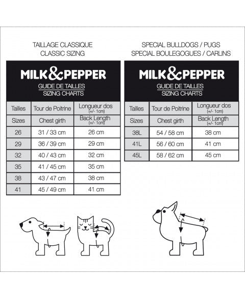 Sweat Fourrure ACHILLE pour Chien – Gris Anthracite - MILK&PEPPER - DOG DéliCAT