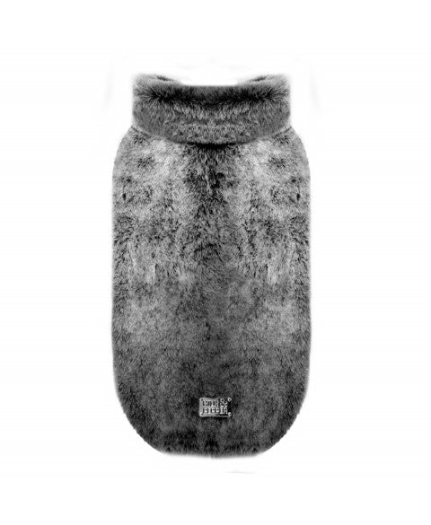 Sweat fourrure chien ACHILLE gris anthracite Milk & Pepper