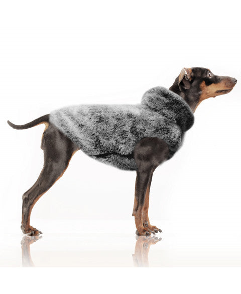 Sweat fourrure chien gris anthracite Milk & Pepper