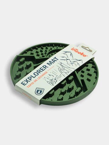Tapis de Léchage Pour Chien et Chat – Explorer Mat Vert 🌲 - INOOKO - DOG DéliCAT