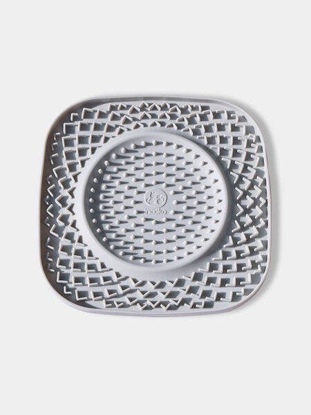 Tapis de Léchage - YoomY Plate - Gris - INOOKO - DOG DéliCAT