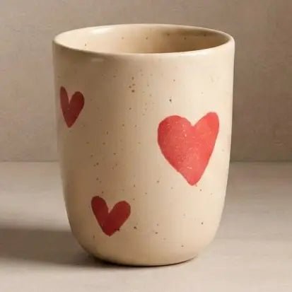 Tasses en grès fait main Cozy Hearts — Lot de 2 Dog Mum & Dog Dad — Egg Back Home - Egg Back Home - DOG DéliCAT