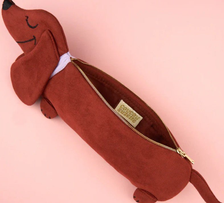 Trousse Teckel – L’accessoire fun & tout doux - COUCOU SUZETTE - DOG DéliCAT