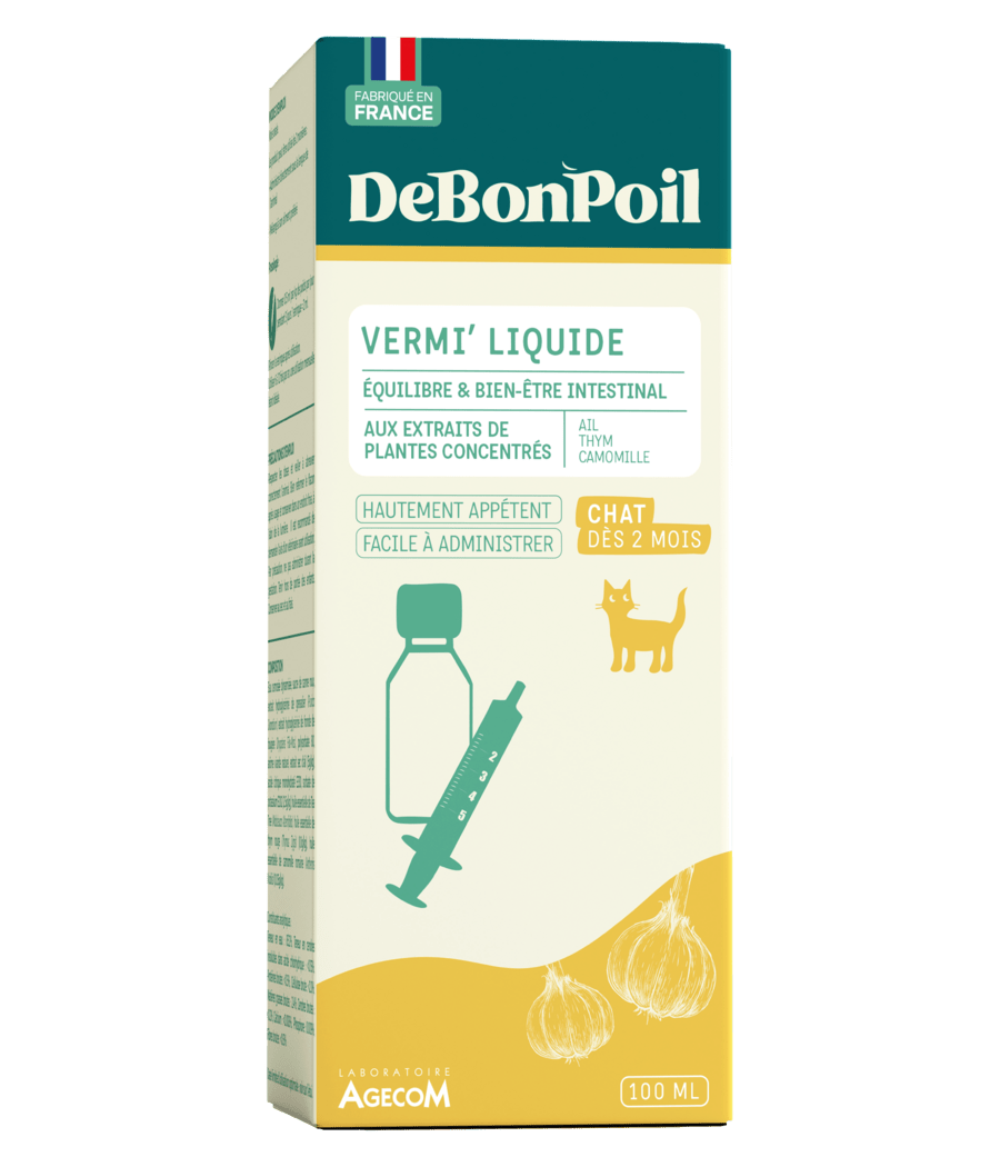 Vermifuge naturel chat liquide DeBonPoil - DOG DÉLICAT
