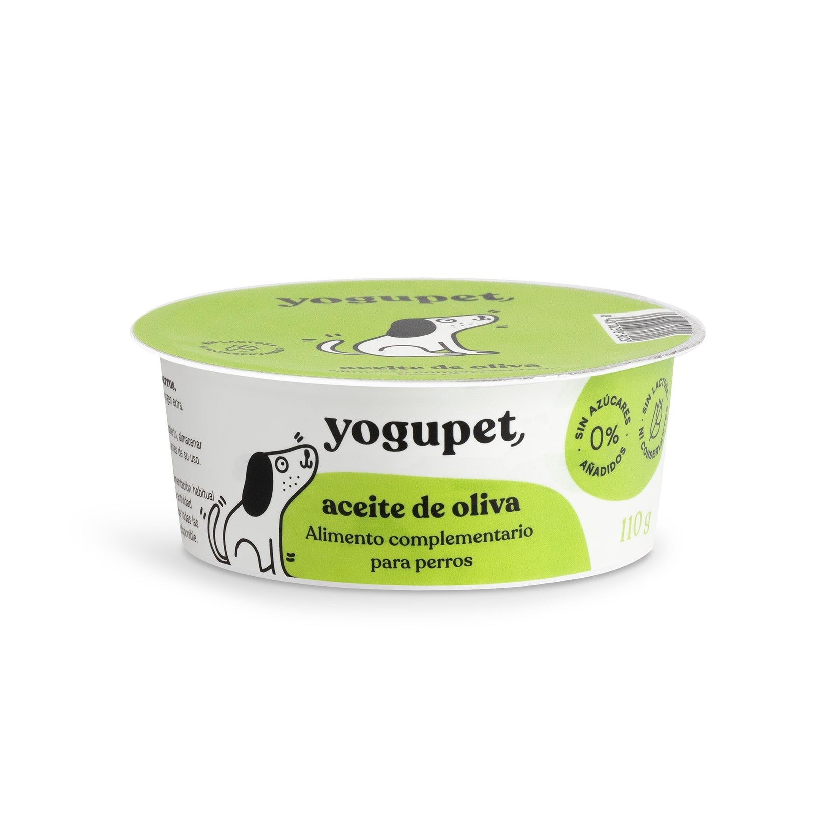 Yaourt sans lactose pour chien à l'huile d'olive - 110g - YOGUPET - DOG DéliCAT