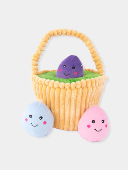Jouet de fouille Panier et œufs de Pâques 🧺🥚 – Puzzle interactif pour chien