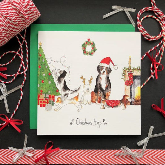 Carte Christmas - Dogs