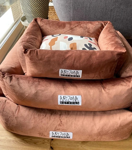 Paniers pour chiens déhoussables à motifs - Brown Boho