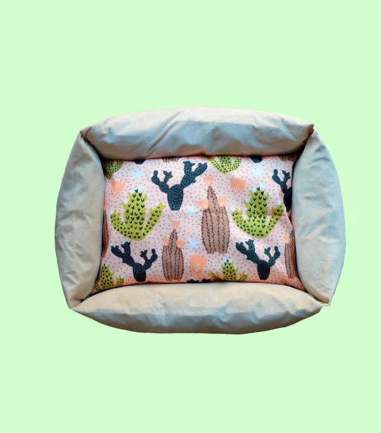 Paniers pour chiens déhoussables à motifs - Cactus