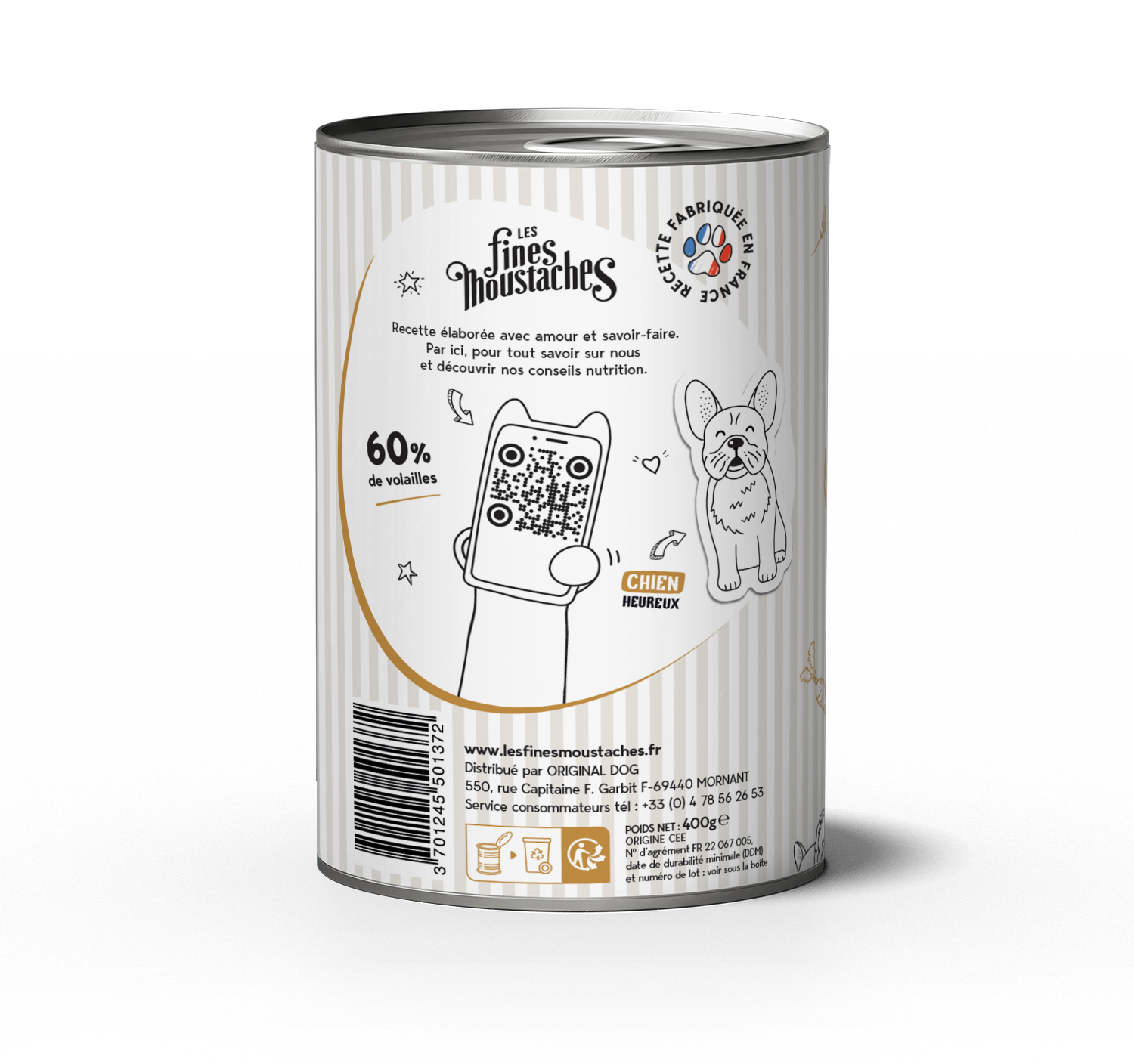 La Cocorinette - pâtée 400g